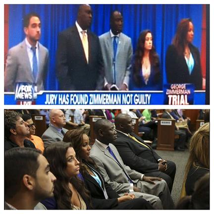 Shayan Modarres, Benjamin Crump, Daryl Parks, Natalie Jackson - Attorneys for Family of Trayvon Martin